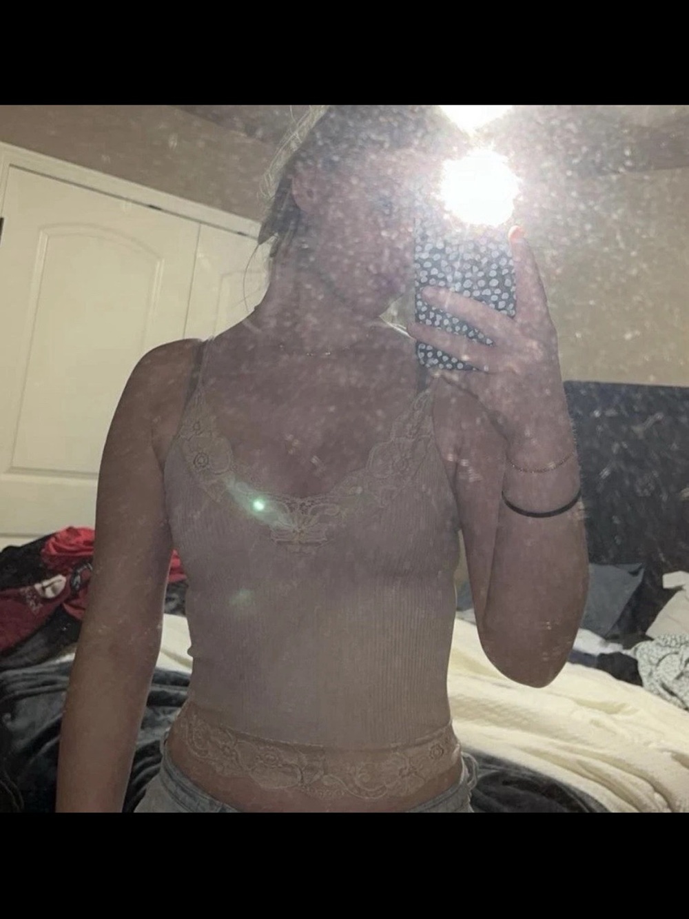 Cute Light pink tank top